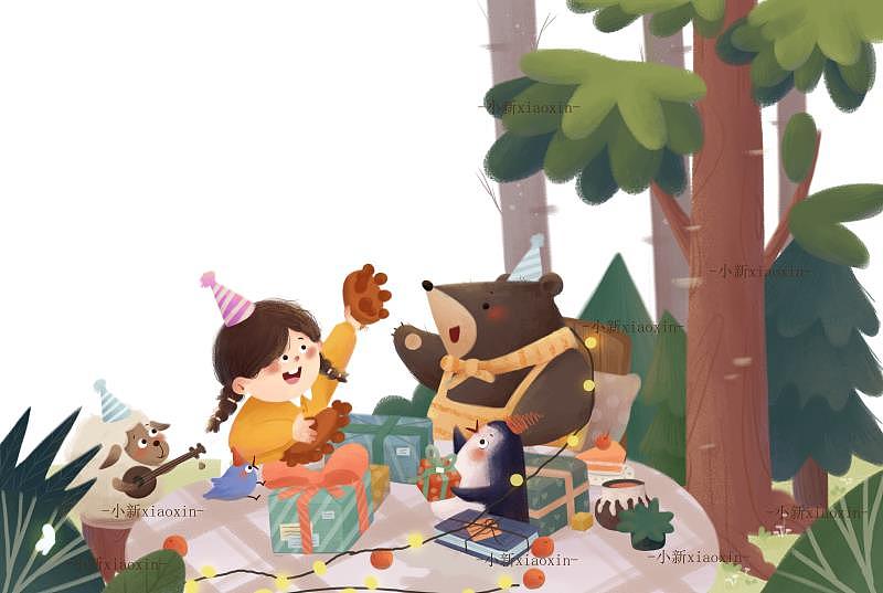 儿童插画/六一儿童节