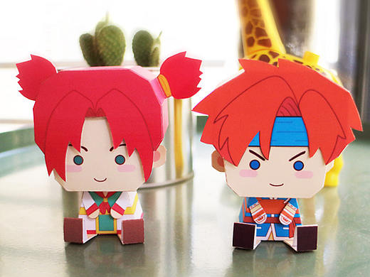 魔力宝贝_纸模型设计