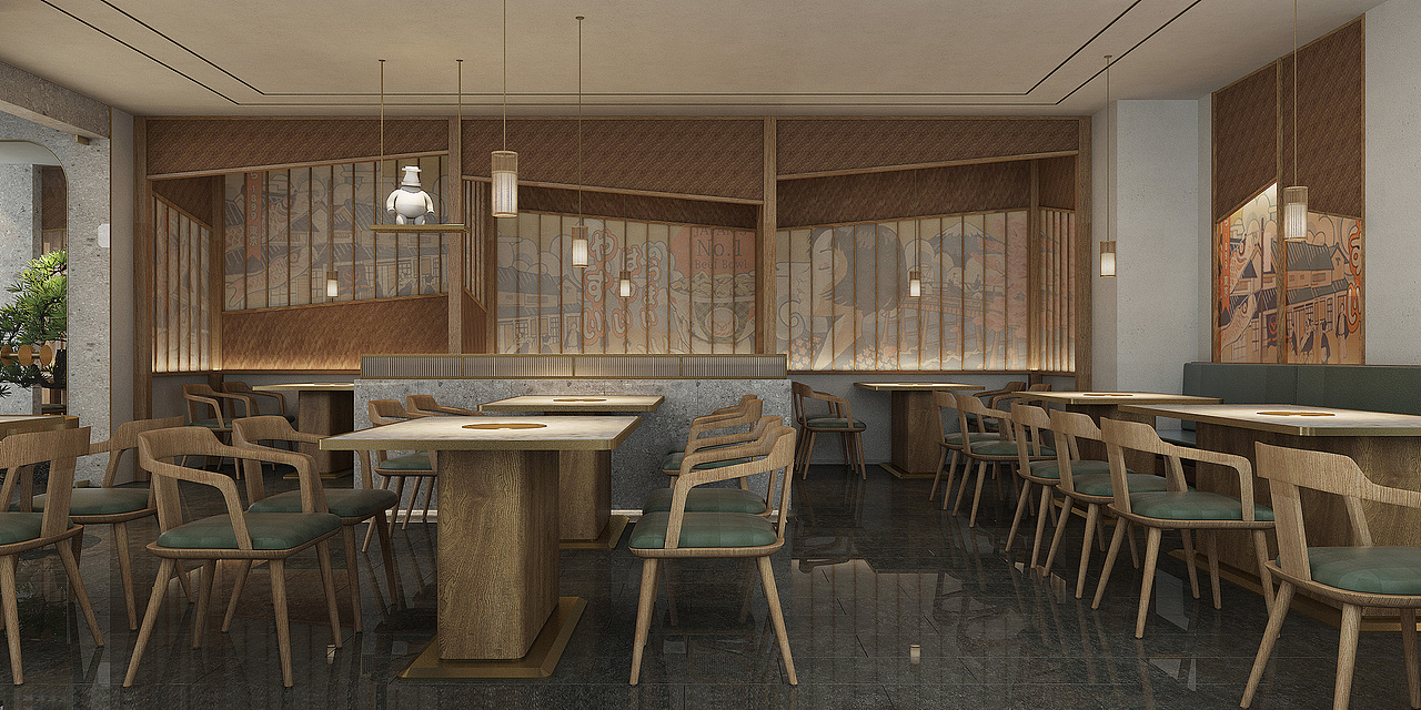 炉饄日式烤肉餐厅设计 