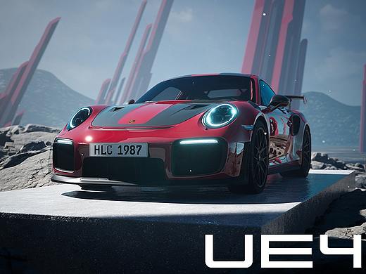 UE4 Porsche GT2 RS