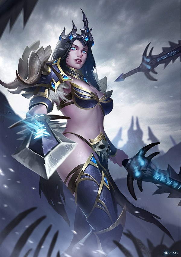 bdk小姐姐|插画|游戏原画|木讷的王某 - 原创作品 - 站酷 (zcool)