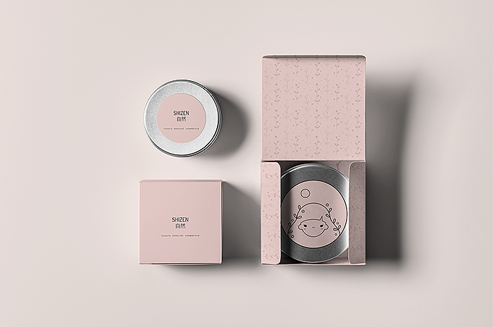 SHIZEN化妆品包装设计（图ZNjc3MDY5NjQ=） - 包装 - 站酷设计师Hoiden原创素材 - 站酷ZCOOL