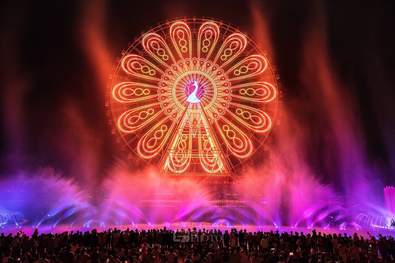 七彩云南古滇名城（图ZMTQ1NDQ4OTM2） - 环境/建筑摄影 - 站酷设计师建筑摄影师蔡延原创素材 - 站酷ZCOOL