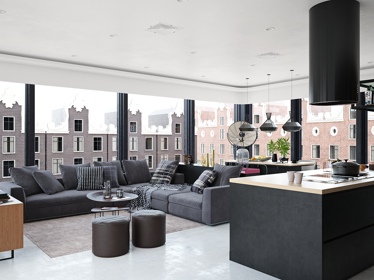 《reception room loft》（图ZMjA3OTIyNjA4） - 家装设计 - 站酷设计师风之云清原创素材 - 站酷ZCOOL