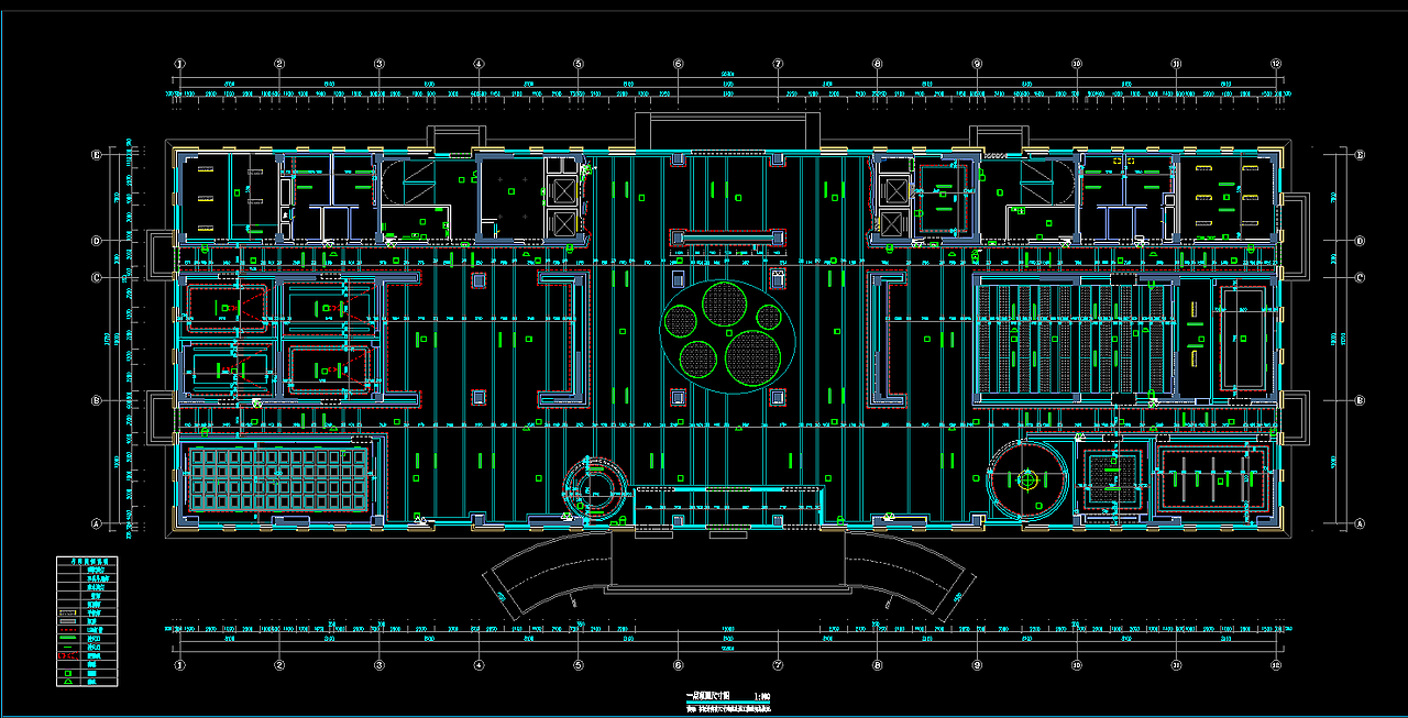 松果汽车展厅施工图
