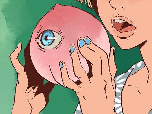 桃子，墜落 -#倒數(shù)到零會發(fā)生什么# -086-，-085-（個人主頁-ZMzkxMzY1OTI=） - 藝術(shù)插畫 - 站酷設(shè)計師AnaXX原創(chuàng)素材 - 站酷ZCOOL