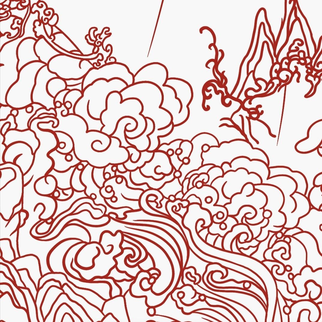 超细剪纸长月烬明冥夜