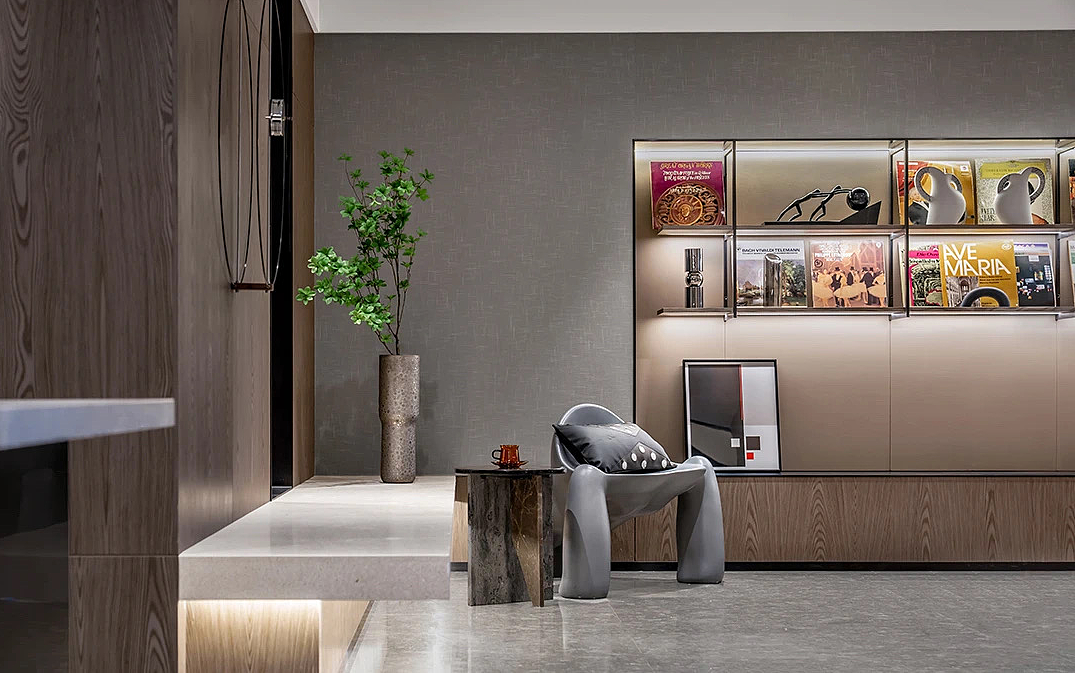 430㎡ 气质大宅，北方和煦的下沉庭院