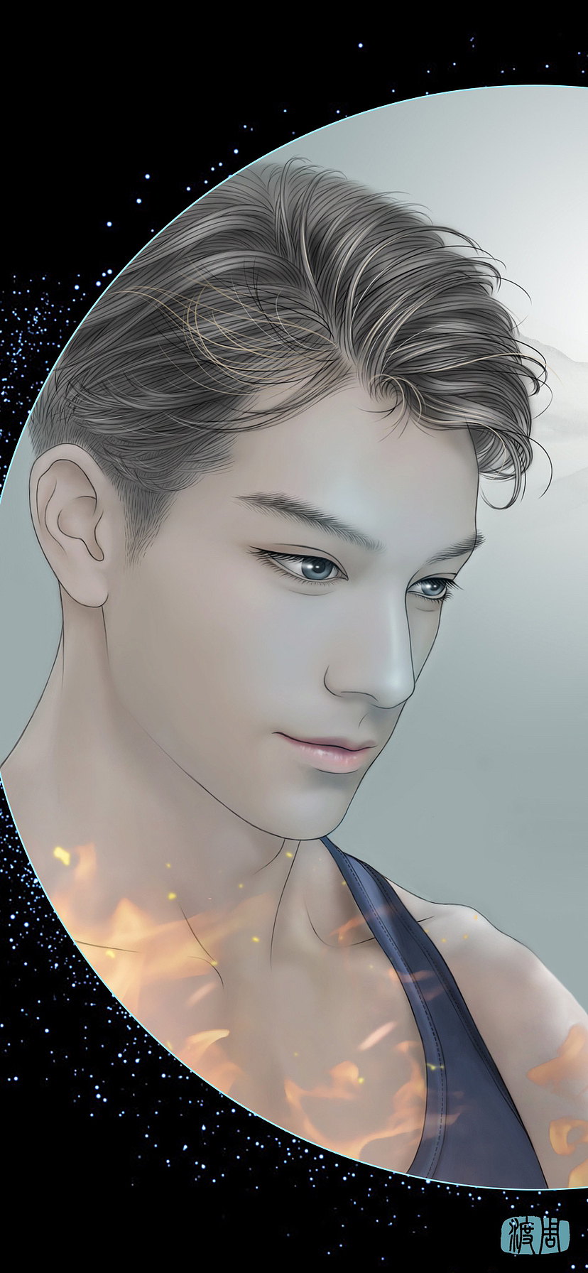 《第九条尾巴》巫哲同人（图ZMzI2NTQyOTQ4） - 艺术插画 - 站酷设计师周渡原创素材 - 站酷ZCOOL