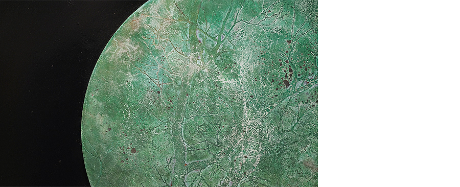 五玄土 || 《青黛含翠》之铜画（图ZMTQ4NjgyMTY4） - 生活用品 - 站酷设计师五玄土原创素材 - 站酷ZCOOL