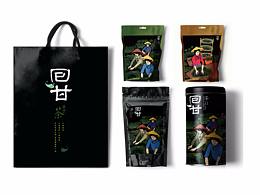 《回甘》茶叶包装，插画