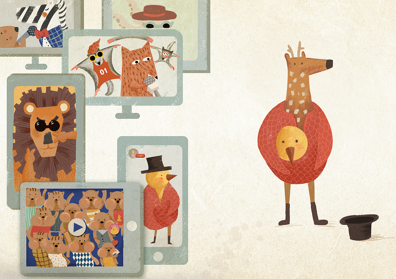 儿童绘本插图（图ZMjA3MzcyOTQw） - 绘本 - 站酷设计师小荟子原创素材 - 站酷ZCOOL