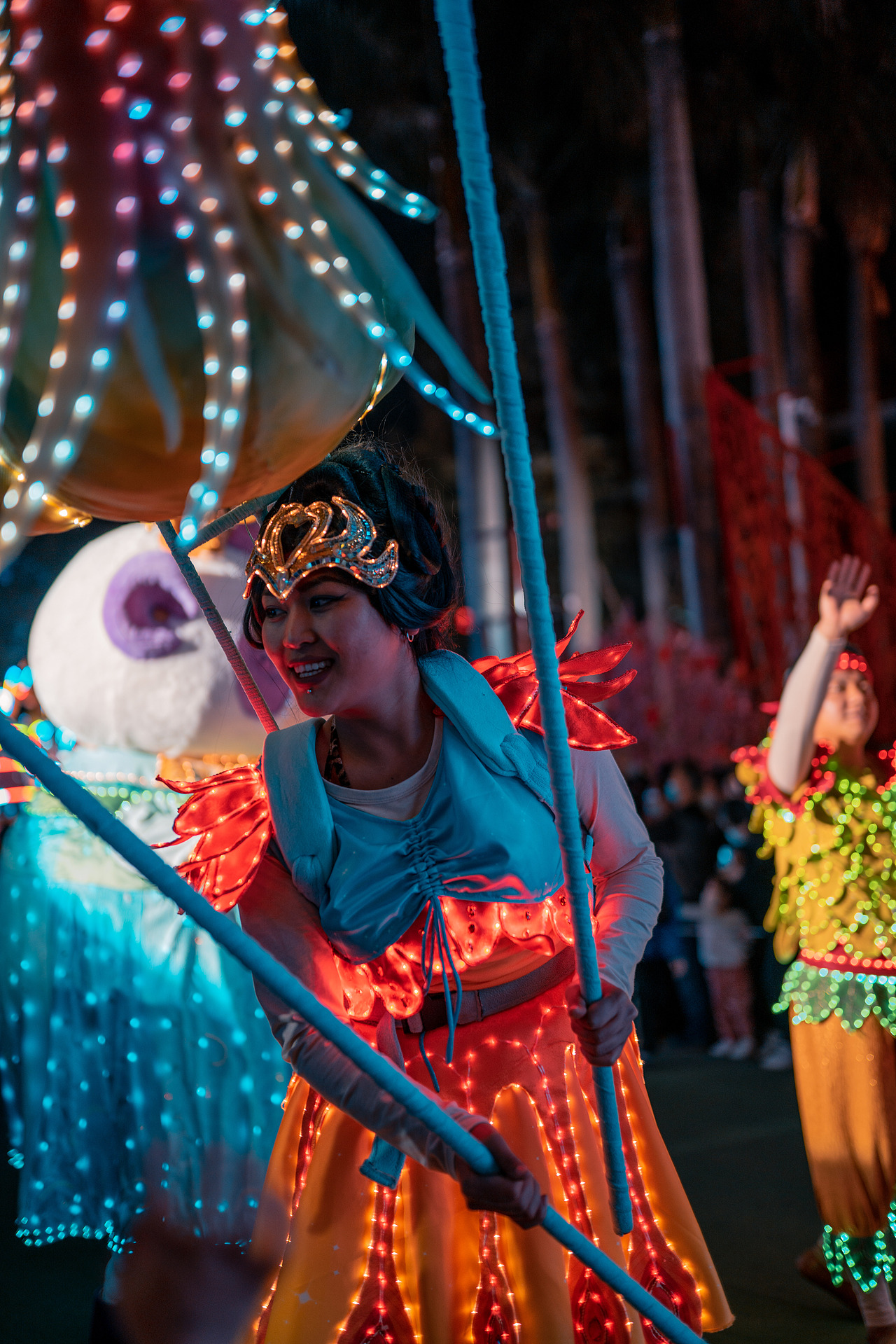 元宵花车巡游1（图ZMjg5MzA4MzEy） - 人文/纪实摄影 - 站酷设计师寒尽影原创素材 - 站酷ZCOOL