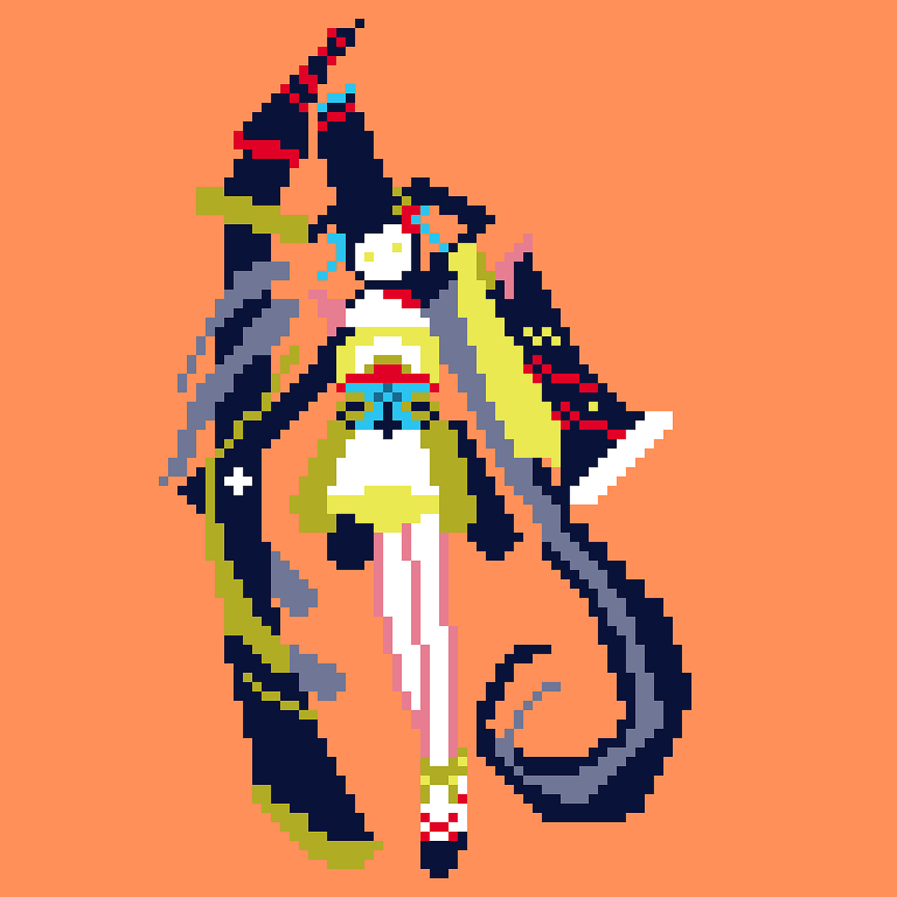 阴阳师同人式神像素图