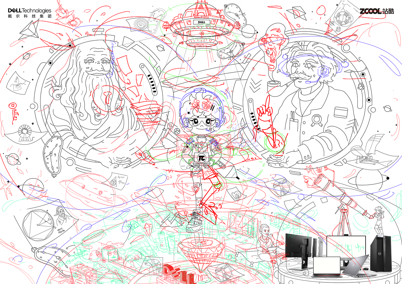 时空——传承π（图ZMjM0NDcxODcy） - 海报 - 站酷设计师谢咕力原创素材 - 站酷ZCOOL