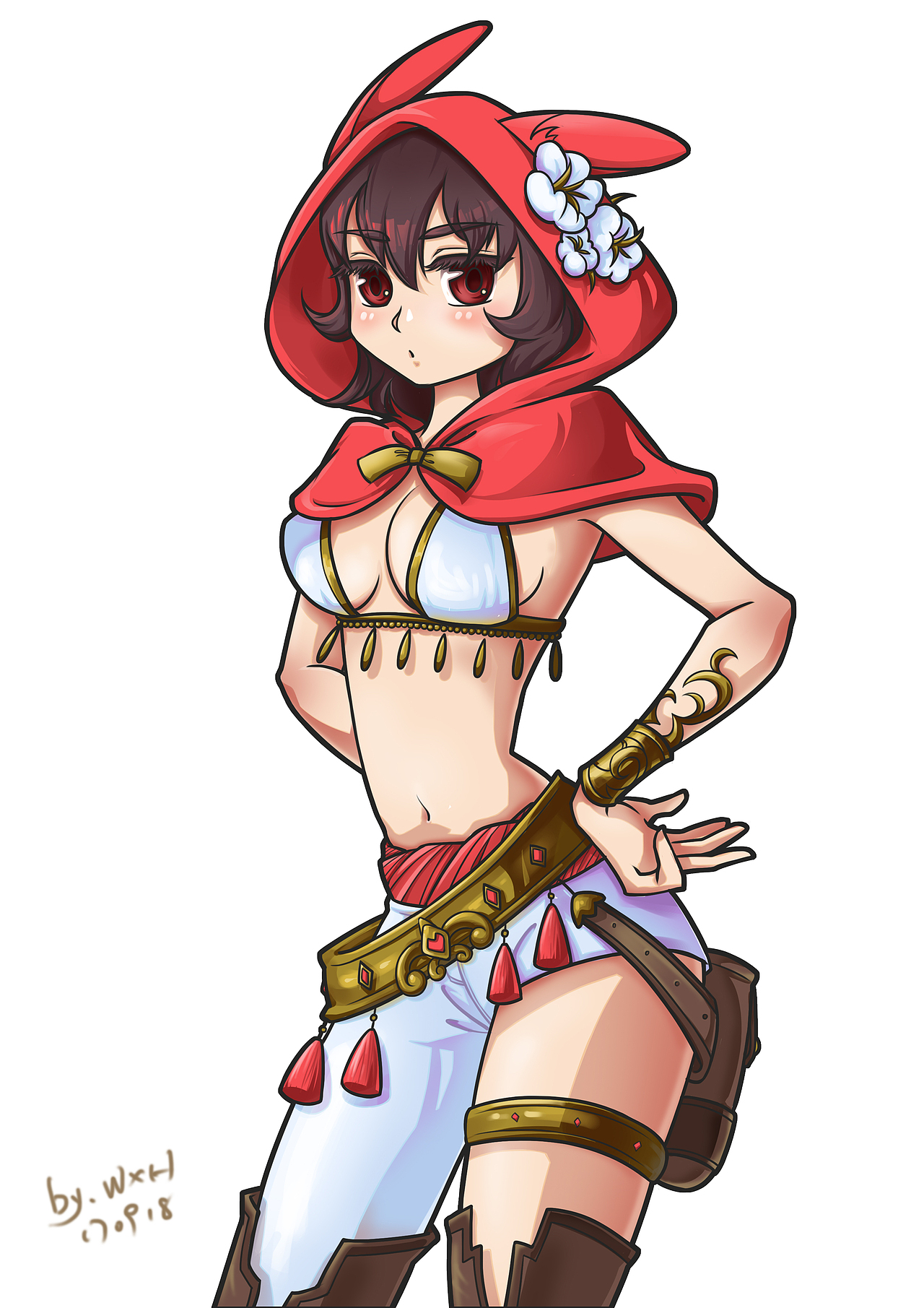 小红帽（图ZOTE4ODA5ODQ=） - 创作习作 - 站酷设计师温小嘿原创素材 - 站酷ZCOOL