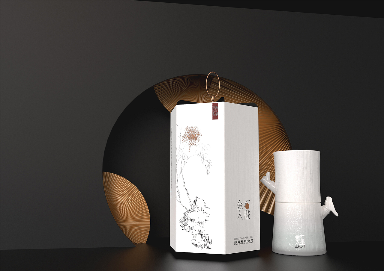 新国画 白酒包装设计（图ZMjM0MDQ4ODc2） - 包装 - 站酷设计师柏星龙设计原创素材 - 站酷ZCOOL