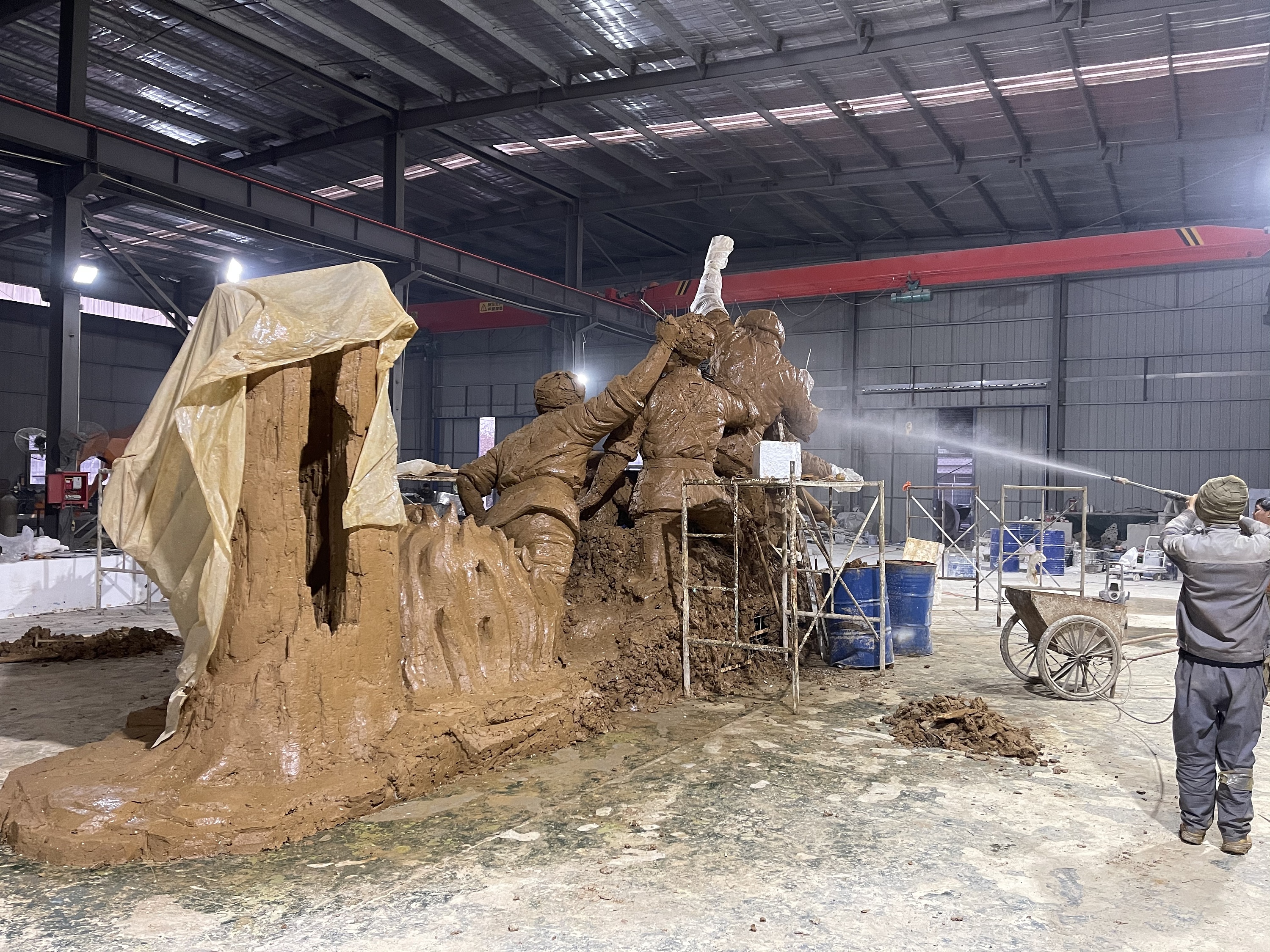 【德森瑞合雕塑制作有限公司】〔办公室〕〔厂房展示