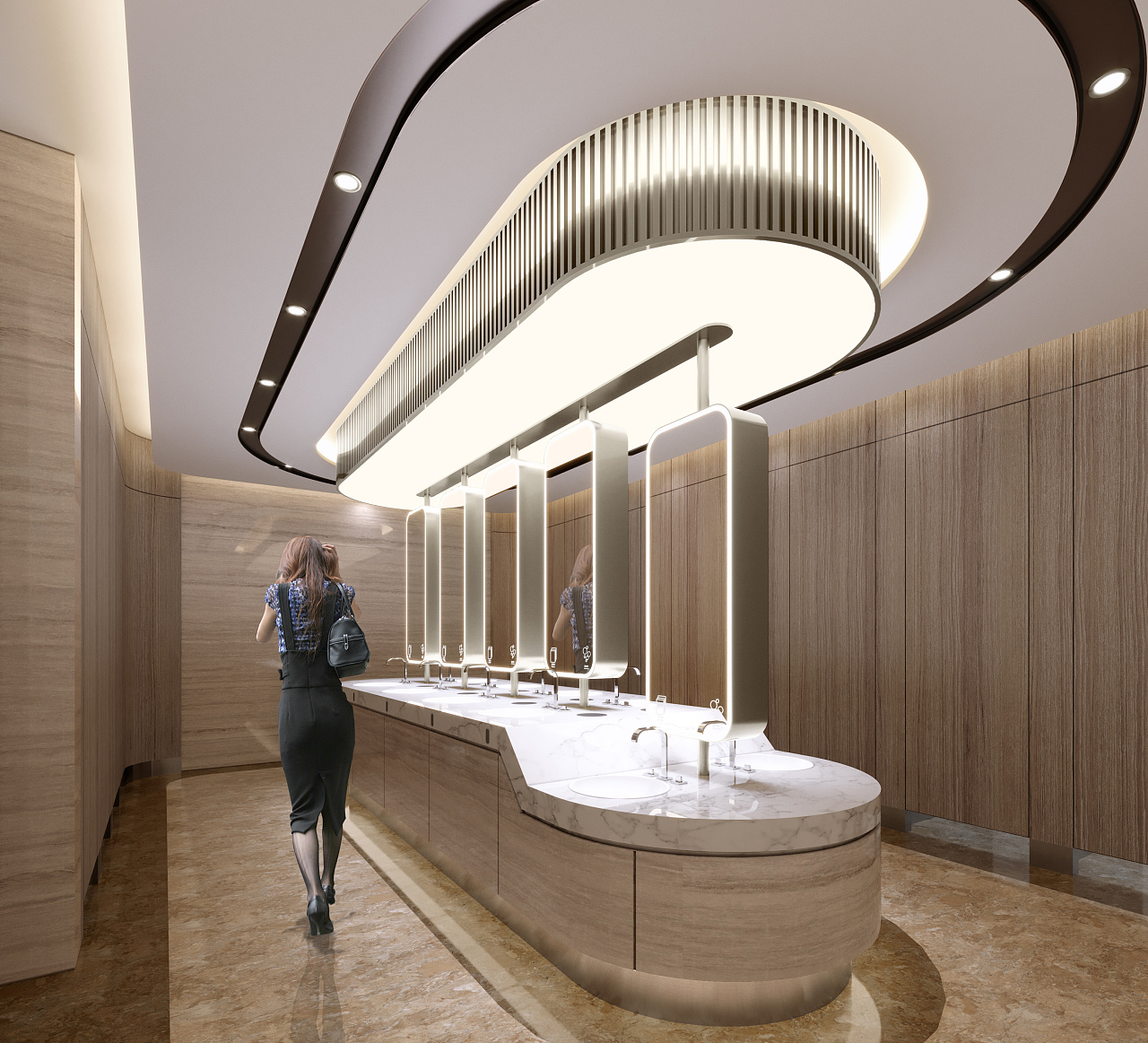 西安万达商场|三维|建筑\/空间|创腾文化 - 原创作