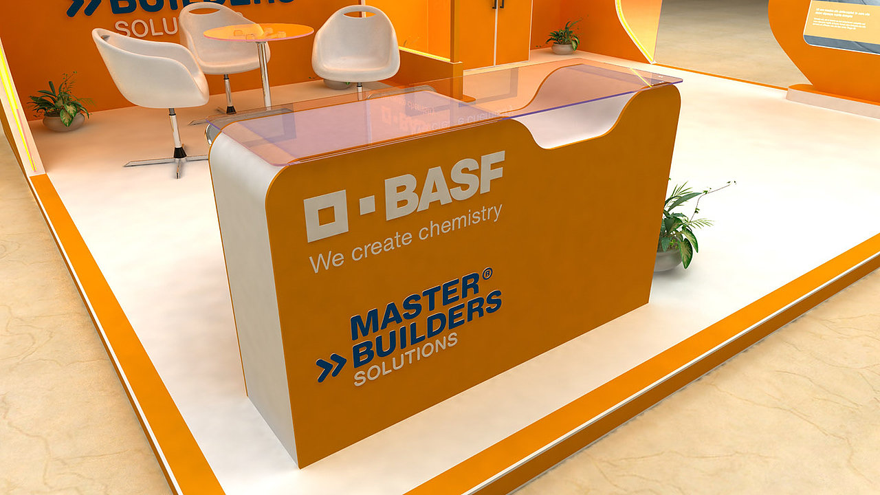 BASF展会设计3D效果图