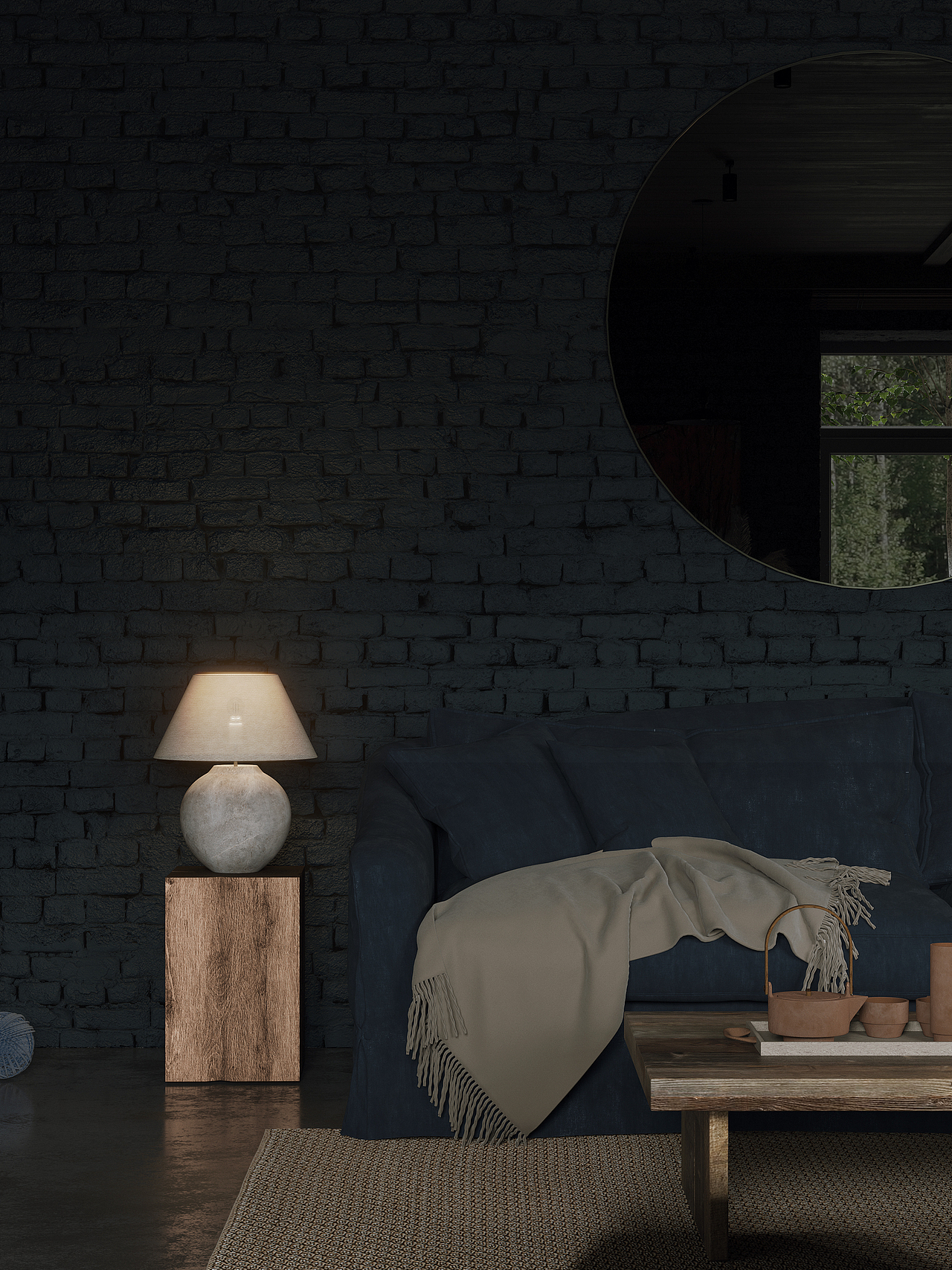 侘寂风效果图表现