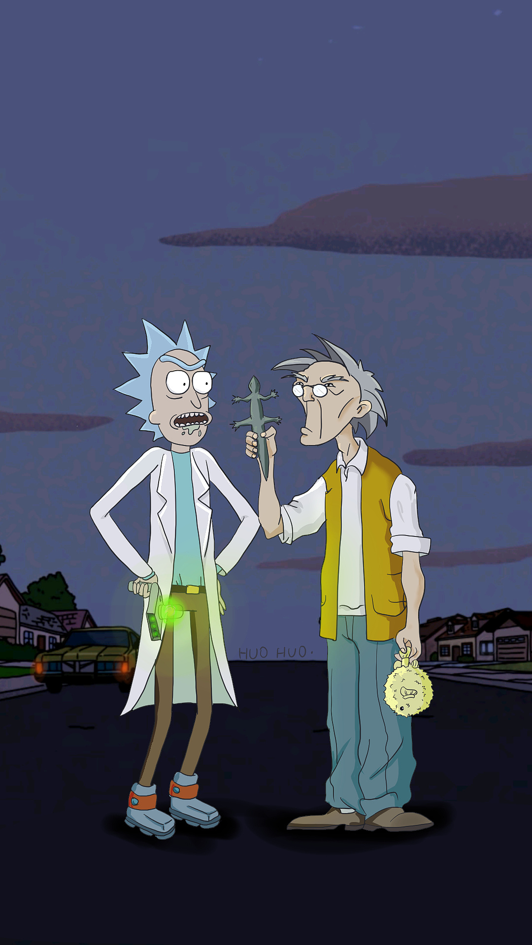 瑞克和莫蒂二次创作壁纸
