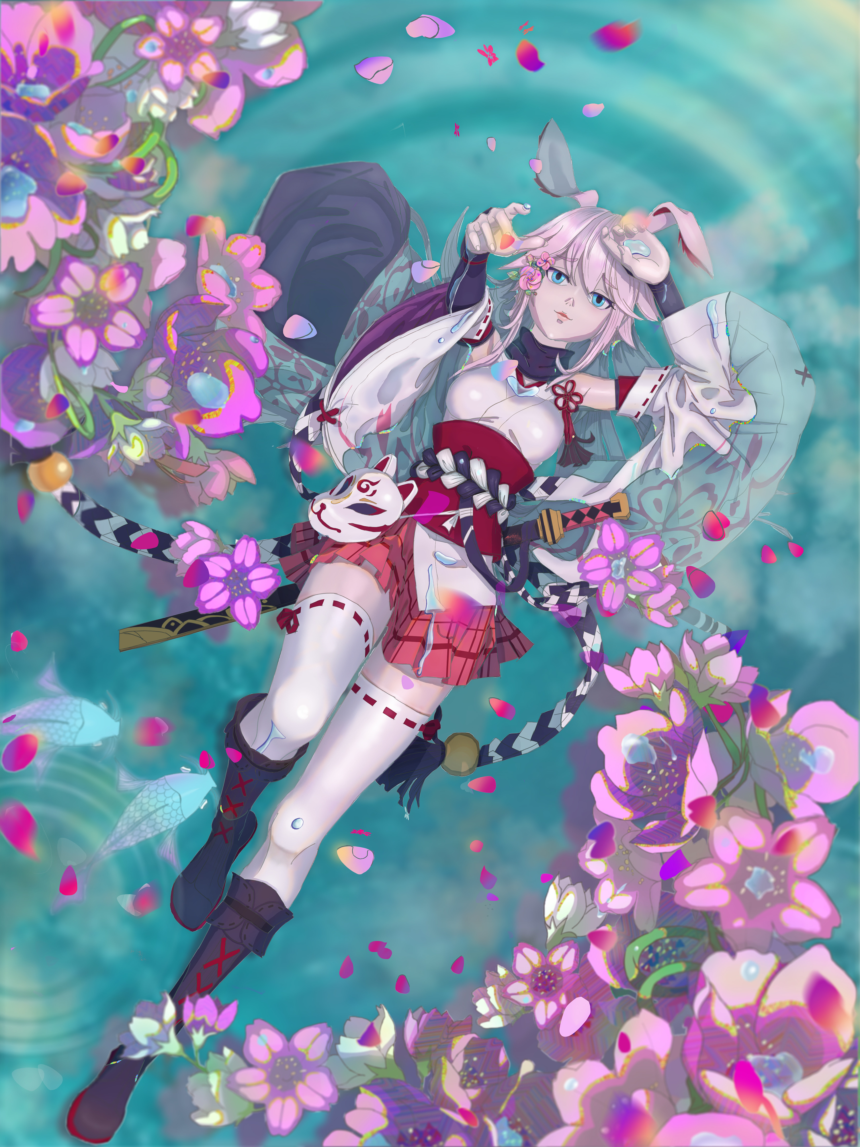 崩坏三—八重樱|插画|游戏原画|阿余小小明 - 原创作品 - 站酷 (zcool
