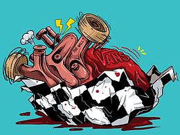 #VANS藝術家#藝術TEE圖案插畫