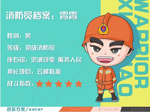 消防人物形象IP设计