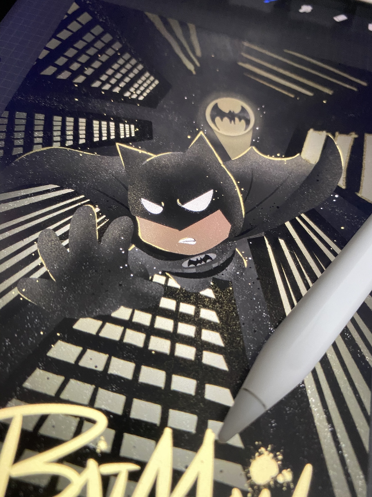 看完新蝙蝠侠,睡前撸个老爷