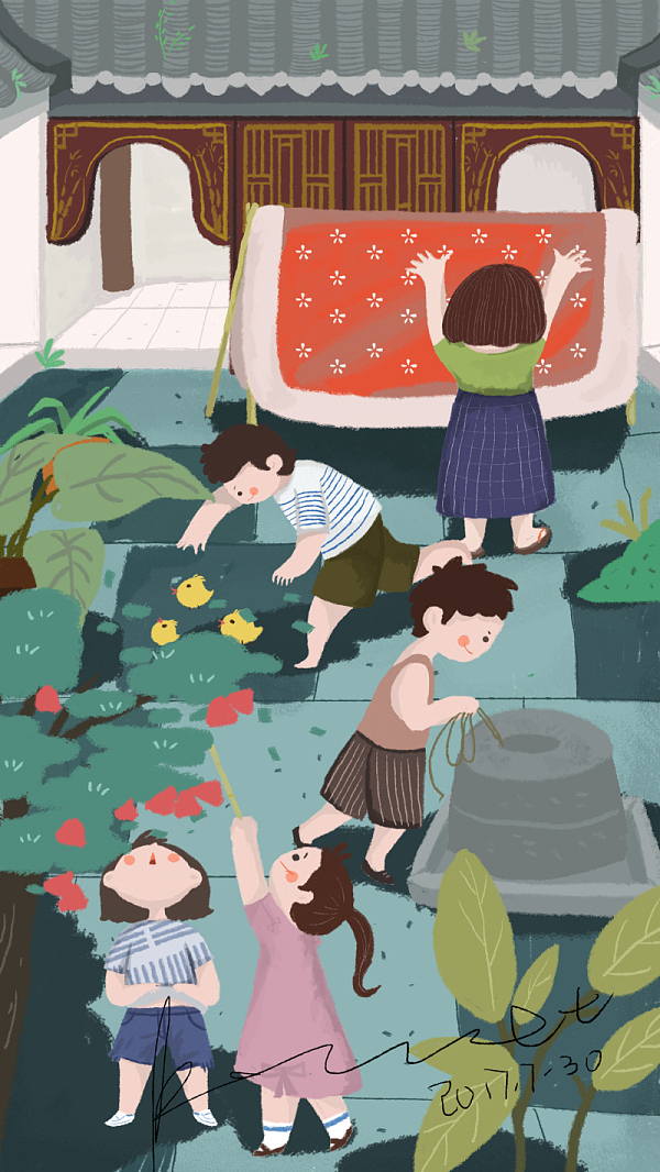 2017年插画作品集合（图ZMTAzMTAyMDI0） - 商业插画 - 站酷设计师Beatrice_七七原创素材 - 站酷ZCOOL