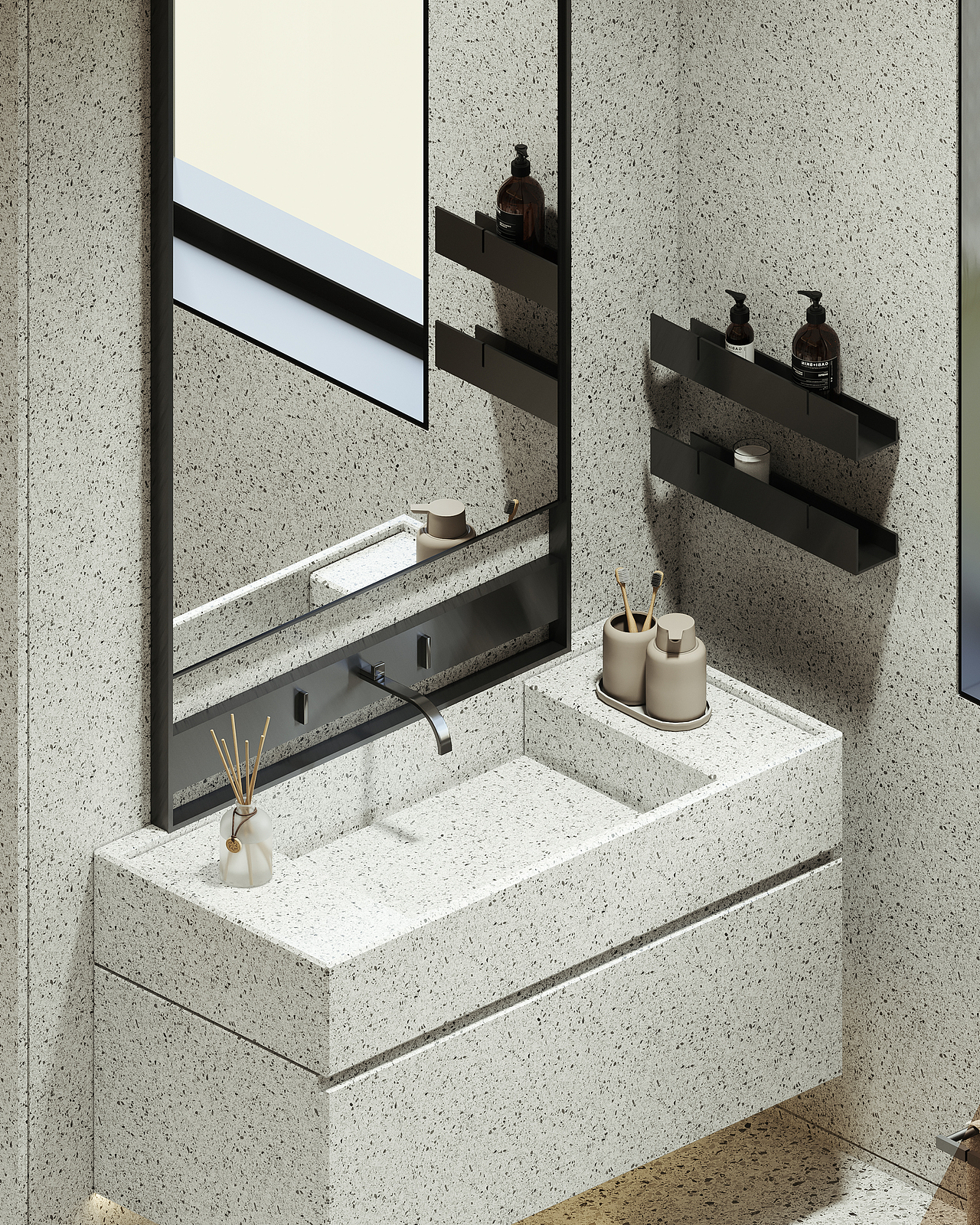 现代别墅客餐厅