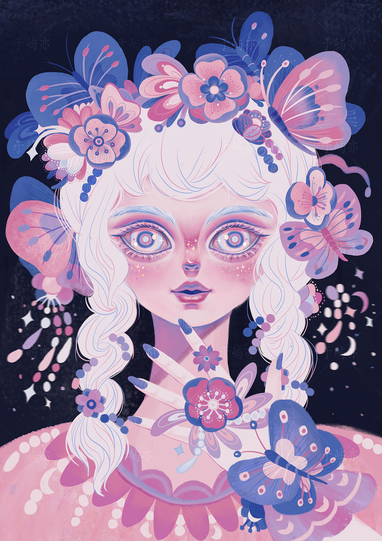 花又开了（图ZMjg5NzMxNzEy） - 商业插画 - 站酷设计师于屿亦原创素材 - 站酷ZCOOL