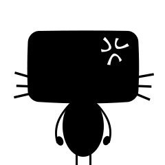 微信表情包《幸福的小黑》