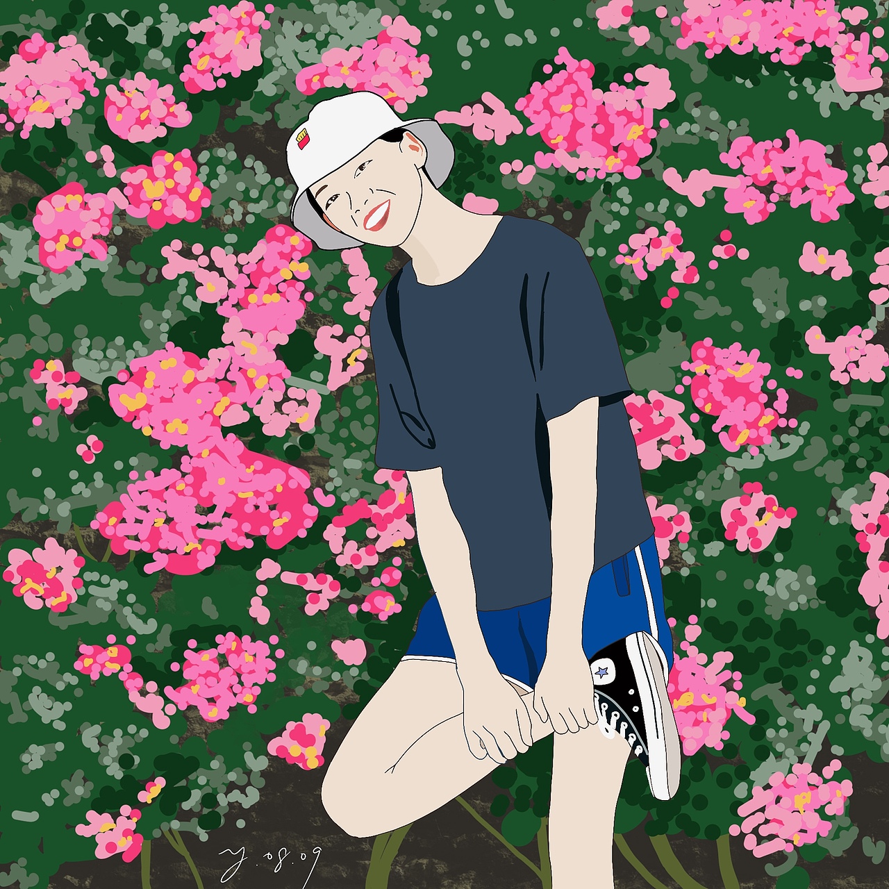随意pose（图ZMTcxMzU1MzMy） - 创作习作 - 站酷设计师tianchong88原创素材 - 站酷ZCOOL