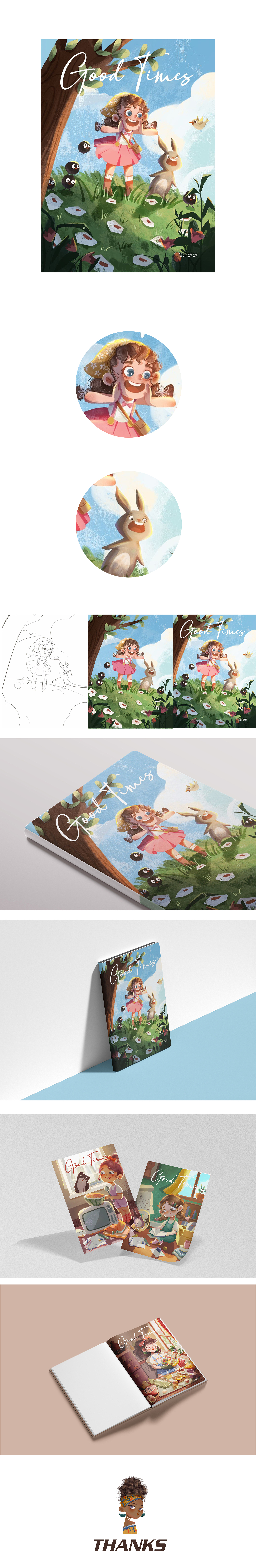 内心不种满鲜花就会涨满杂草（图ZMjY3OTg1Mzg0） - 儿童插画 - 站酷设计师泙泛泛原创素材 - 站酷ZCOOL