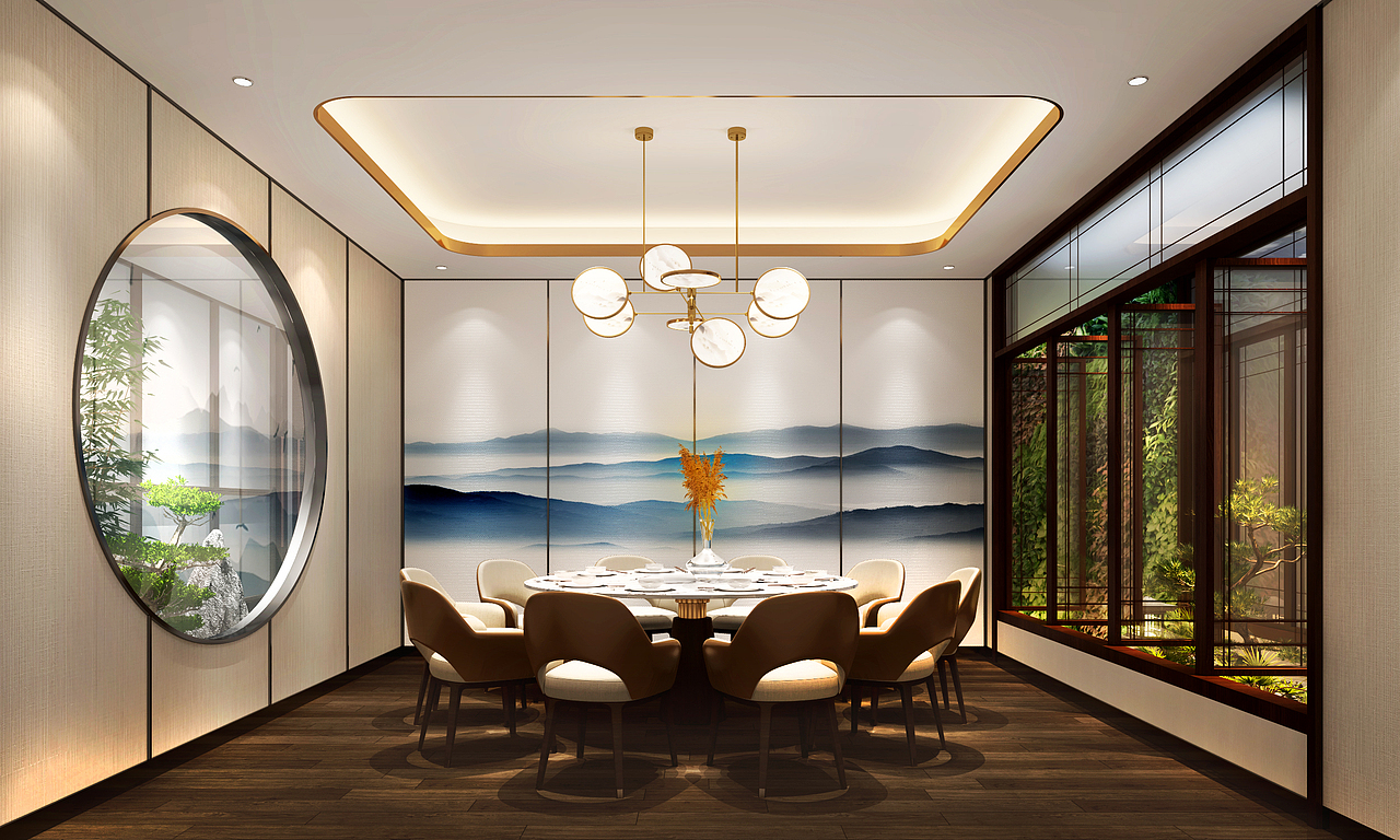 太板一号原创中餐厅餐饮空间设计（图ZMjcyMTU2MTYw） - 其他空间 - 站酷设计师商业空间餐饮设计原创素材 - 站酷ZCOOL