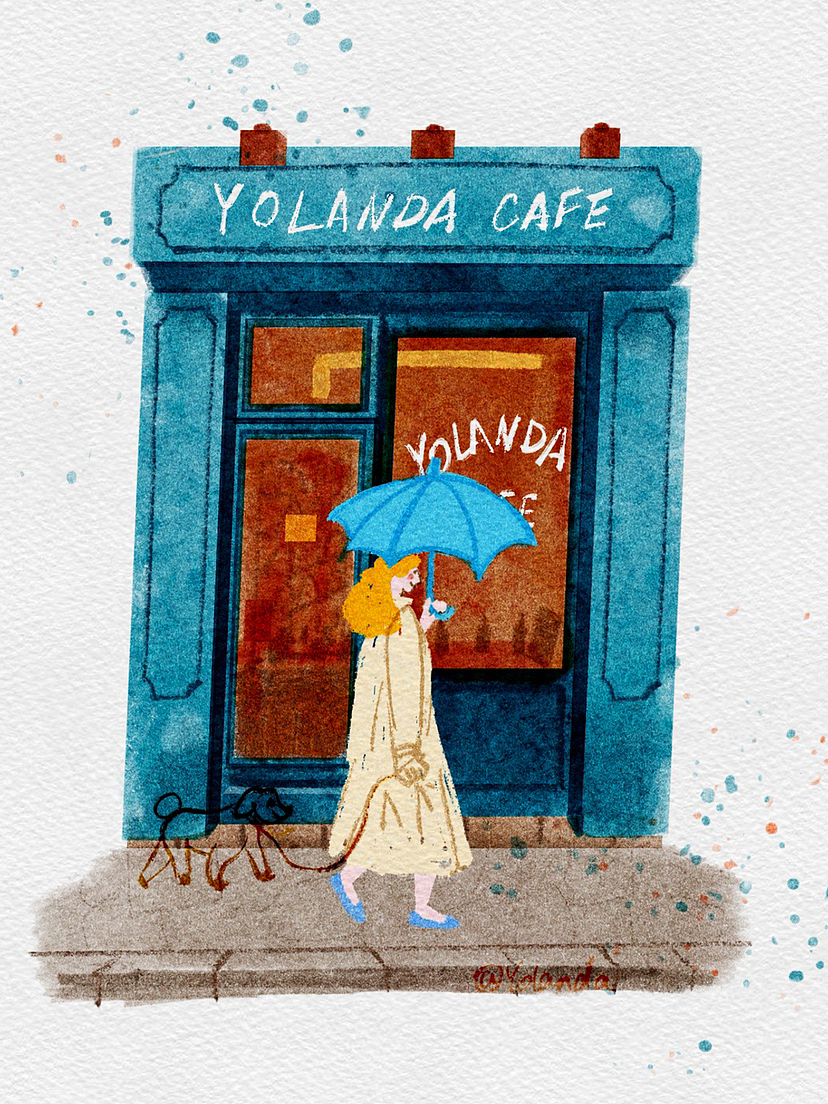 小房子系列~速写插画