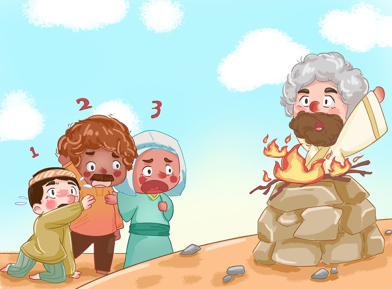 圣经绘本创作 亚伯拉罕的故事