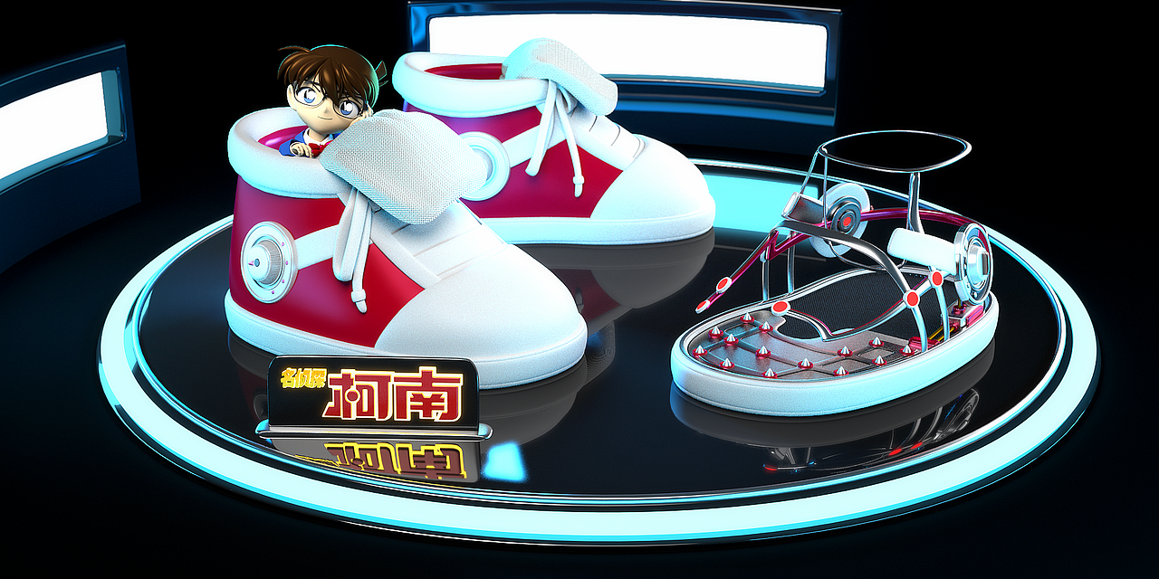 名侦探柯南----最强装备，最强柯南（电影 and TV）（图ZMTM1MDYwODY0） - 商业插画 - 站酷设计师artanisterry原创素材 - 站酷ZCOOL