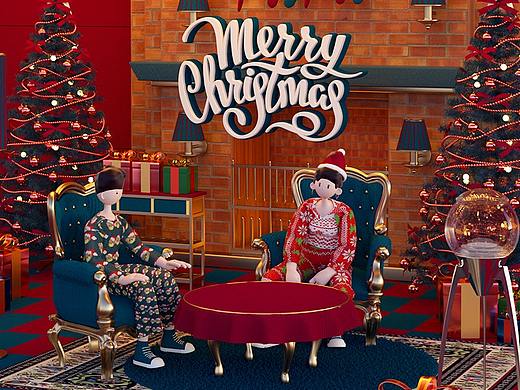 电商大促 圣诞页