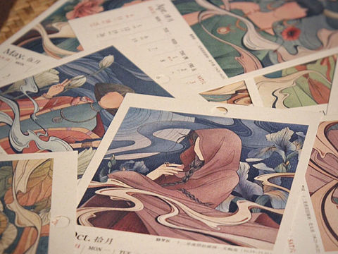 12星座女神插画