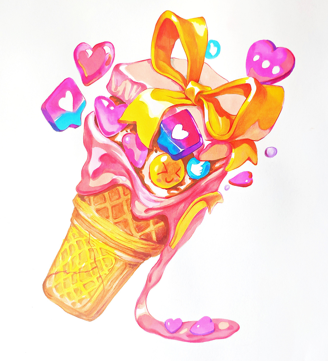 插画设计-创意表现（图ZMzAwNTExODA0） - 创作习作 - 站酷设计师VEDETTONE原创素材 - 站酷ZCOOL