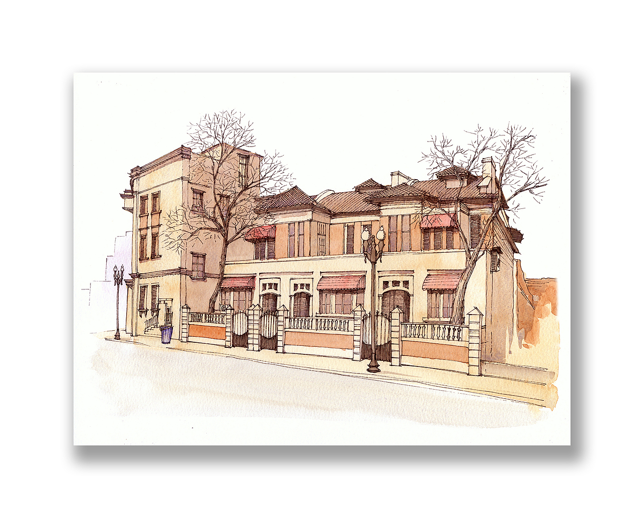 一些钢笔水彩整理