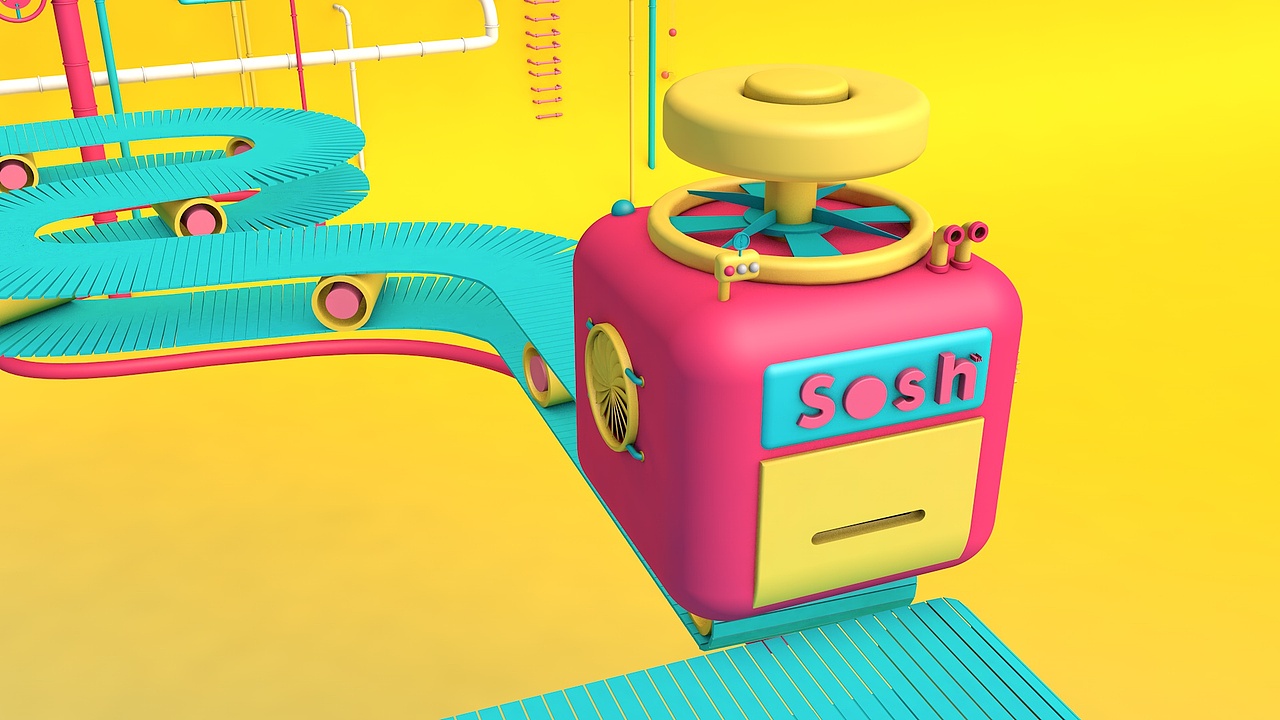 品牌宣传 SOSH手机（图ZOTc1NTcwODQ=） - 品牌 - 站酷设计师水保原创素材 - 站酷ZCOOL
