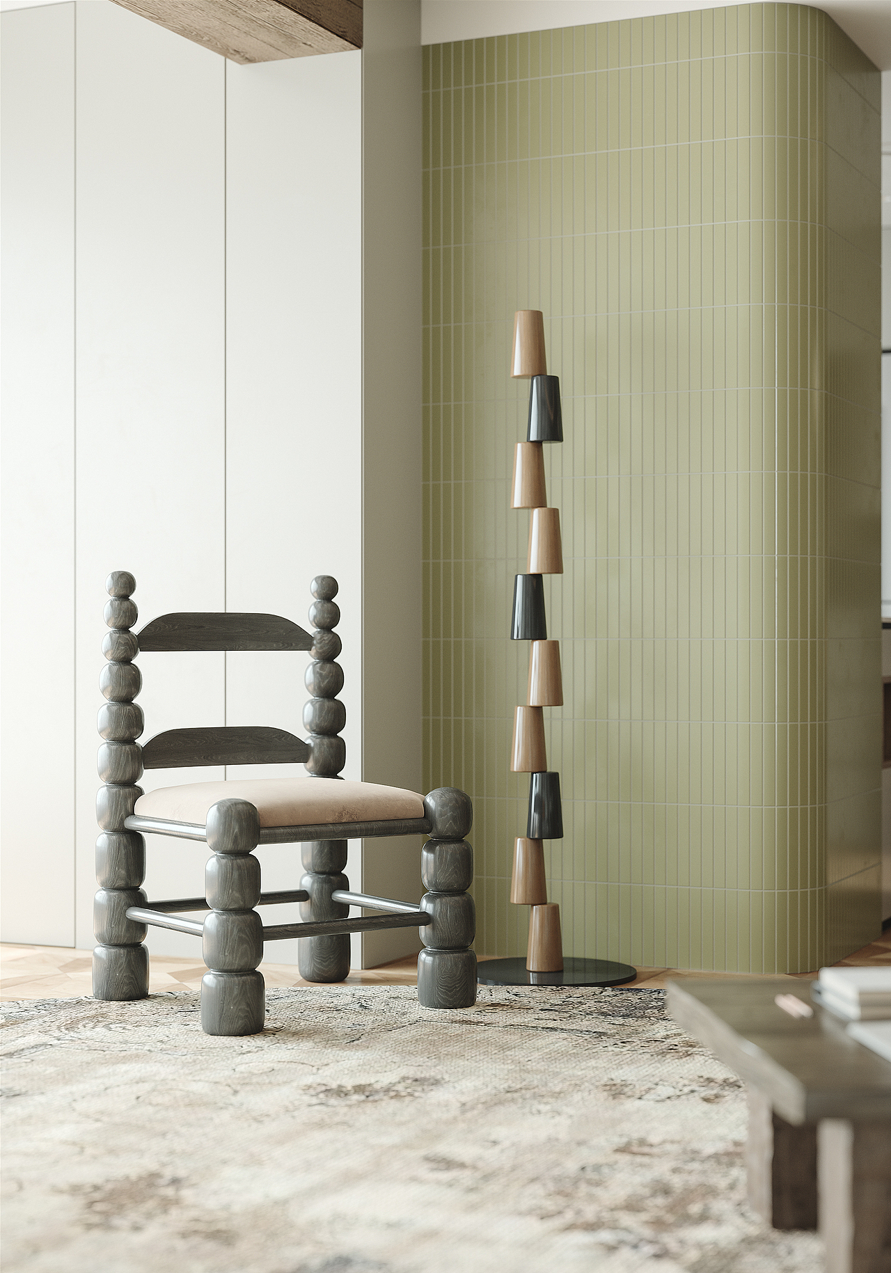 现代复古风格效果图表现（图ZMzQyODkzMjg4） - 家装设计 - 站酷设计师呜叽唛叽原创素材 - 站酷ZCOOL