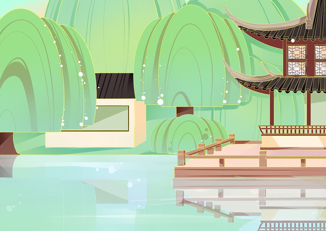 苏州建筑合集|插画|商业插画|秃秃诶 - 原创作品 - 站酷 (zcool)