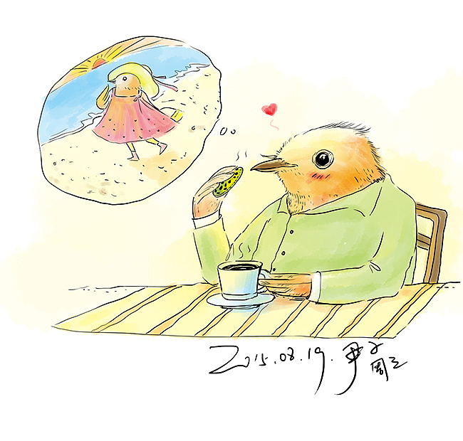 一日一画 零碎（图ZNDM3OTg5ODg=） - 商业插画 - 站酷设计师尹子原创素材 - 站酷ZCOOL