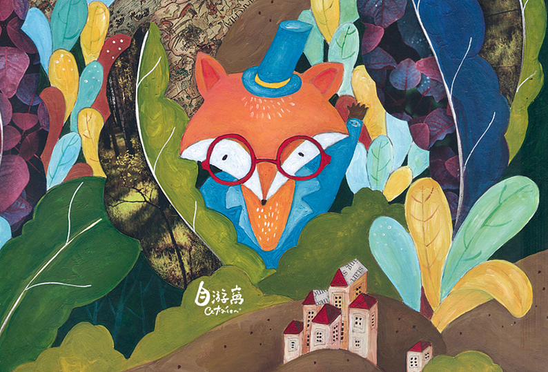 詠夜（图ZMzE0NjQ3MTY=） - 艺术插画 - 站酷设计师陳姵含_夏水弥生原创素材 - 站酷ZCOOL