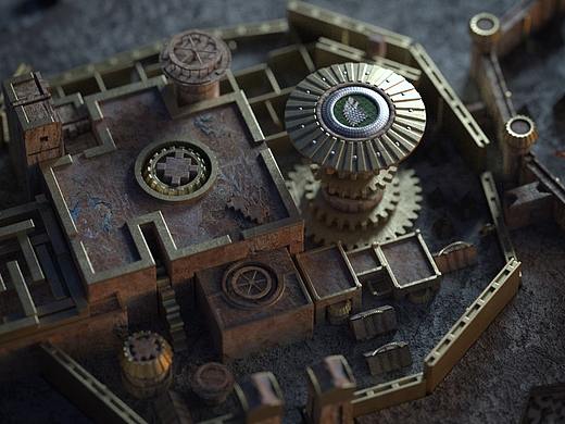 临摹《权力的游戏》片头片段